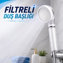 Cina Max Filtreli Duş Başlığı Şeffaf Gövdeli Yüksek Basınçlı Duş Başlığı