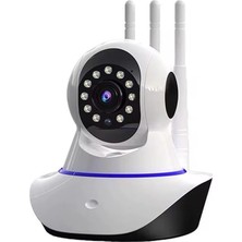 Asitan Ip Kamera 3 Antenli Gece Görüş Nesne Takip Karşılıklı Konuşma Bebek Odası Kamera