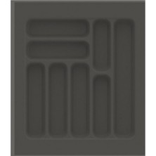 Mutfak Çekmece Içi Kaşıklık / 40-49 cm Derinlik Ayarlanabilir / Gri & Antrasit Çekmece Düzen