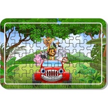 Asitan Lipyos Sevimli Hayvanlar 54 Parça Çocuklar Için Ahşap Puzzle A41118