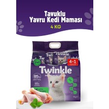 Twinkle Yavru Kediler Için Tavuklu Tam ve Dengeli Kedi Maması 4 kg