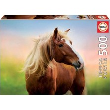 Asitan 500 Parça Güneş Doğarken Asil At Puzzle - Çocuk ve Yetişkin