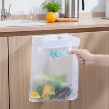 Desinia Katlanır Mutfak Çöp Kovası, Beyaz, Plastik, Mat, Kendinden Yapışkanlı, 5 Litre Kapasi