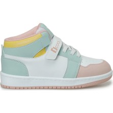 I Cool Corden F Beyaz Kız Çocuk High Sneaker