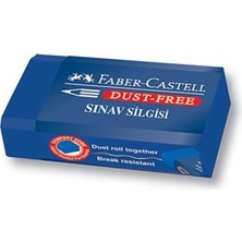 Faber-Castell 3 Adet Mavi Sınav Silgisi Büyük 187212