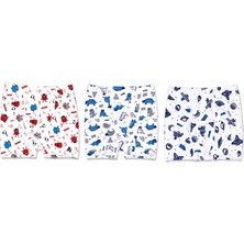 Tutku Çocuk Erkek Elastan Emprime Boxer  3 Lü Set