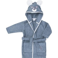 Hero Kahraman Kapüşonlu Havlu Bebek Çocuk Bornozu Koala 1-2 Yaş