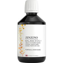 Balance Oil+ 300 ml - Yeni Nesil Balık Yağı - Portakal Limon Nane - Omega-3 Vitamin D