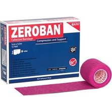 Ban Kompresyon Bandajları 5cm x 4,5m (Pembe)