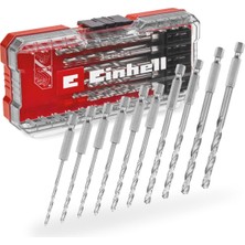 S-Case 10 Parça Metal Matkap Ucu Seti (Hss 4241 Çelikten Yapılmış, E 6.3 Sap, 135° Bölünmü�