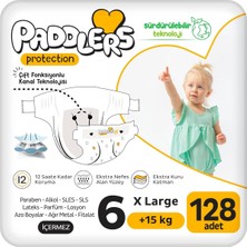 Protection Bebek Bezi 6 Numara X-Large (15+ Kg) 128 Adet – Ekstra Jumbo Set, Maksimum Koruma