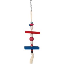 Askılı Renkli Boncuklu ve Dikdörtgen Kuş Oyuncağı 5-20 cm