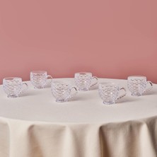 Beril 6 Kişilik Cam Çay Fincan Takımı 180 ml