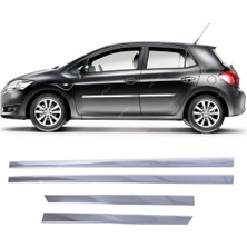 Melexı Toyota Auris 2006-2012 Arası Için Krom Yan Kapı Koruma Çıtası 4 Kapı 4 Parça