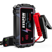 Avapow A07 1500A 12800MAH Jump Starter Taşınabilir Akü Takviye Kiti