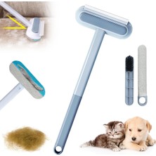 4'ü 1 Arada Kedi Köpek Tüy Toplama Fırçası 2'li Set – Cam, Koltuk, Halı ve Kumaş Yüzeyler