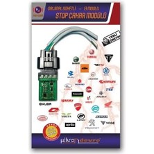 Mikron Devre XMAX250 (2018-2022) Uyumlu 13 Modlu Stop Çakar Modülü Uçak Kanadı Orijinal Soket F