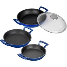 Döküm Sahan Seti 16-20-24 cm - Profesyonel Lezzet Koleksiyonu