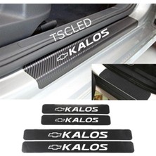Chevrolet Kalos Karbon Kapı Eşiği Koruma Sticker 4'lü Set Çok Renkli, HIL11AA106