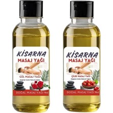 Yenilebilir Vücut Besleyici Masaj Yağı 50 ml Gül ve 50 ml Çilek Aromalı