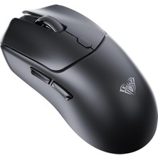 SC580X Lightweight PAW3395 Sensor 10000 Dpı 1000Hz Kablolu ve Kablosuz Gaming Oyuncu Mouse Siyah
