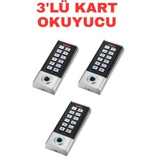 SR-211 Mf-W Parmak Izi Kart Okuyucu 13.56 Mhz IP68 Şifreli Biyometrik Geçiş Kontrol Sistemi 1000