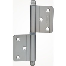 Yönsüz Kapı Menteşesi 12CM Aluminyum Saten (2 Adet)