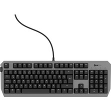 HK430 Mekanik Switch Rgb Kablolu Metal Kasa Full Gaming Klavye (Mavi Switch)