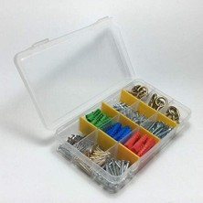 Super-Bag Vida Çivi Dubel Seti 240 Parça 12 Bölmeli Organizerli Set