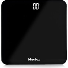 Bluefox Dijital Banyo Tartısı - 180 kg Kapasite Baskül, Büyük LED Ekran, Temperli Cam Yüzey, H