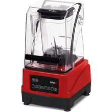 Omake Sessiz Bar Blender 2 Litre Dijital Kapak Sensörsüz Kırmızı