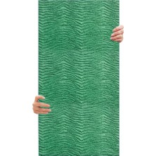 3D Kendinden Yapışkanlı Duvar Kağıdı Yeni Nesil Akustik Keçe Panel Desenli 52X98 cm (Yeşil,