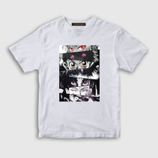 Presmono Unisex Çocuk Beyaz Eyes Anime Hunter x Hunter T-Shirt