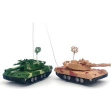 Uzaktan Kumandalı Tank, Renkli, 2'li Set