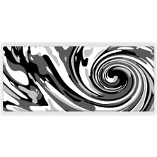 Gaming Mouse Pad 90X40 Mouse Pad Xxl Büyük Oyuncu Mouse Pad Speed Mousepad (Gri-Beyaz, 90X40 cm (3