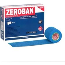 Zeroban Kompresyon Bandajları 5cm x 4,5m (Açık Mavi)