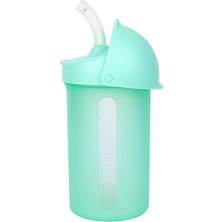 Asitan Tomy Boon Swig Küçük Çocuk Silikon Hasır Bardak, 255 Ml, Nane, 1 Count (Pack Of 1)