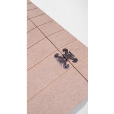 Hobi 90067 Dekoratif Ekmeklik Ev Şekli Ahşap Mdf Ham El Yapımı