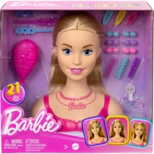 HMD88 Barbie Saç Tasarımı Büstü - Sarı Saçlı