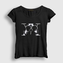 Presmono Kadın Siyah Killua And Gon Anime Hunter x Hunter T-Shirt