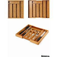 Bambu Ayarlanabilir Çekmece Içi Kaşıklık 5-7 Bölmeli, Organizer