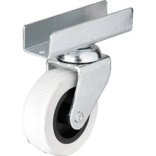 Hace Bazaar Hts 323 - 50X20 mm Gri Uzun U Tablalı Teker 4 Adet