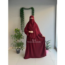 Yüsra Collection Tesettür Asel Takım Elbise Sufle Peçe 3’lü
