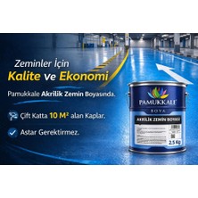 Pamukkale Akrilik Zemin Boyası 2.5 kg Ral 7022 Toprak Grisi