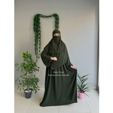 Yüsra Collection Tesettür Asel Takım Elbise Sufle Peçe 3’lü