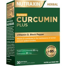 Asitan Curcumin Plus 30 Softgel - Vitamin D, Karabiber Içeren Takviye Edici Gıda