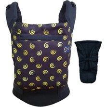 Babalinbaby Zen Design  Ergonomik Kanguru Sarı Sonsuzluk 0-4 Yaş Siyah