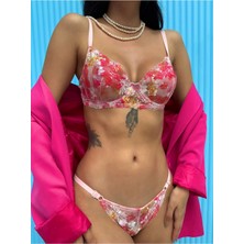 Doğu Collection Brode- Zarif Dantelli Bralet Külot Takımı