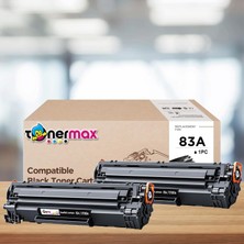Asitan Hp Uyumlu TONERMAX83A / CF283A Muadil Toner 2'li Paket / M201 / M125 / M225 / M127