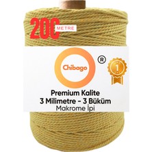 Chibago Hardal Makrome Ipi 3mm 3 Burgu 1kg 200 Metre